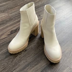 Dolce Vita Cream White Boots